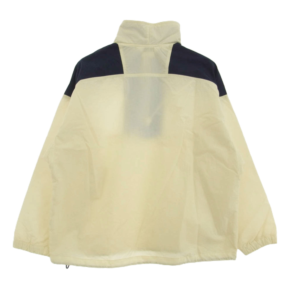 Columbia コロンビア ヴィンテージ 90s 白三角タグ ナイロンプルオーバージャケット オフホワイト系 S【中古】