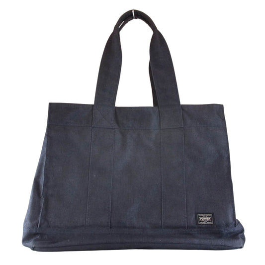 PORTER ポーター 592-06576 SMOKY TOTE BAG L スモーキー トート バッグ インディゴブルー系【中古】