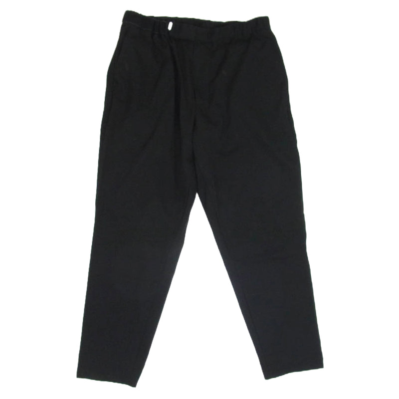 GRAPHPAPER グラフペーパー 18AW GM183-40092B SELVAGE WOOL COOK PANTS シェフ パンツ コックパンツ ブラック系 F【中古】