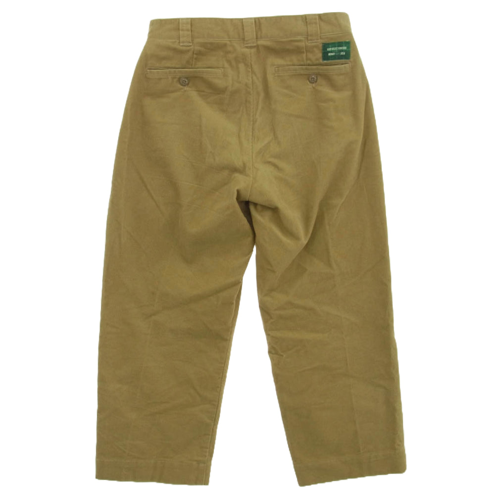 WIND AND SEA ウィンダンシー WDS-XXX-21A-12 GOD SELECTION XXX ゴッドセレクション コーデュロイ ストレート パンツ ブラウン系 M【中古】