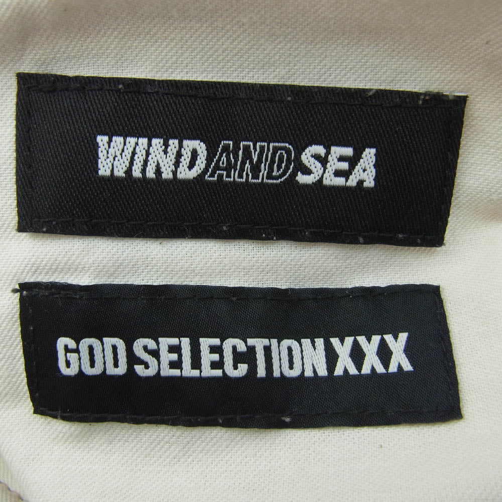 WIND AND SEA ウィンダンシー WDS-XXX-21A-12 GOD SELECTION XXX ゴッドセレクション コーデュロイ ストレート パンツ ブラウン系 M【中古】