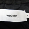 GRAPHPAPER グラフペーパー GM194-40502B SELVAGE WOOL COOK PANTS シェフ パンツ コックパンツ ストライプ ブラック系 F【中古】