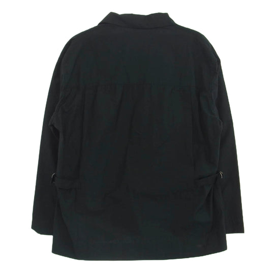 AURALEE オーラリー A7SJ035C FINX SILK CHAMBRAY SHIRTS JACKET フィンクス シルク シャンブレー シャツ ジャケット ブラック系 3【中古】