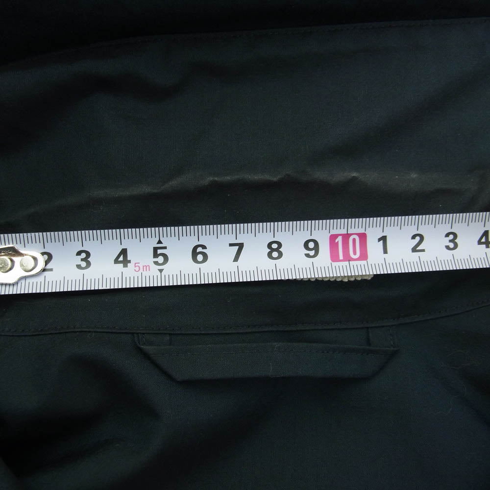 AURALEE オーラリー A7SJ035C FINX SILK CHAMBRAY SHIRTS JACKET フィンクス シルク シャンブレー シャツ ジャケット ブラック系 3【中古】
