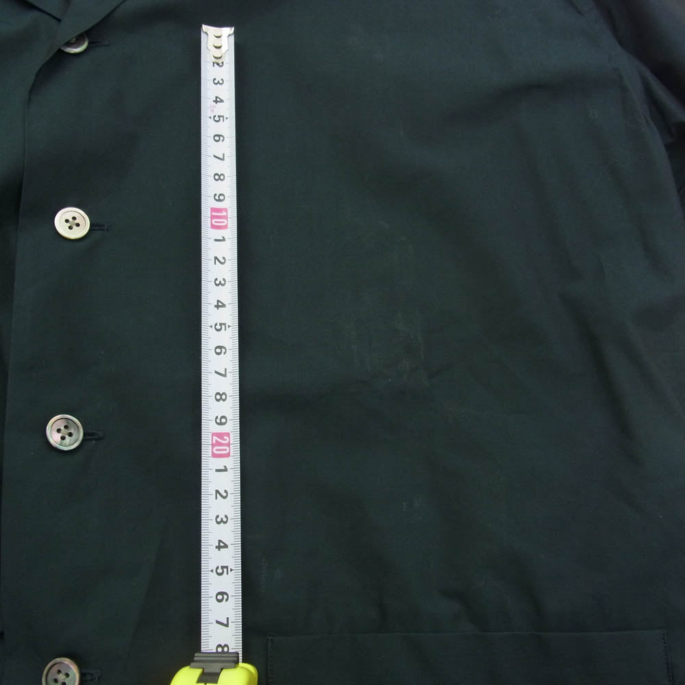 AURALEE オーラリー A7SJ035C FINX SILK CHAMBRAY SHIRTS JACKET フィンクス シルク シャンブレー シャツ ジャケット ブラック系 3【中古】