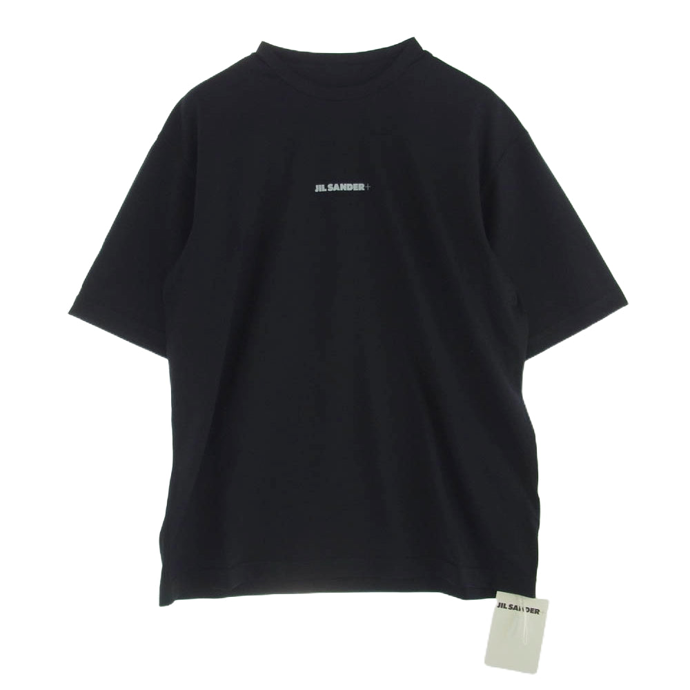 JIL SANDER ジルサンダー 22AW J47GC0023 プラス ロゴプリント 半袖 Tシャツ ブラック系 S【新古品】【未使用】【中古】