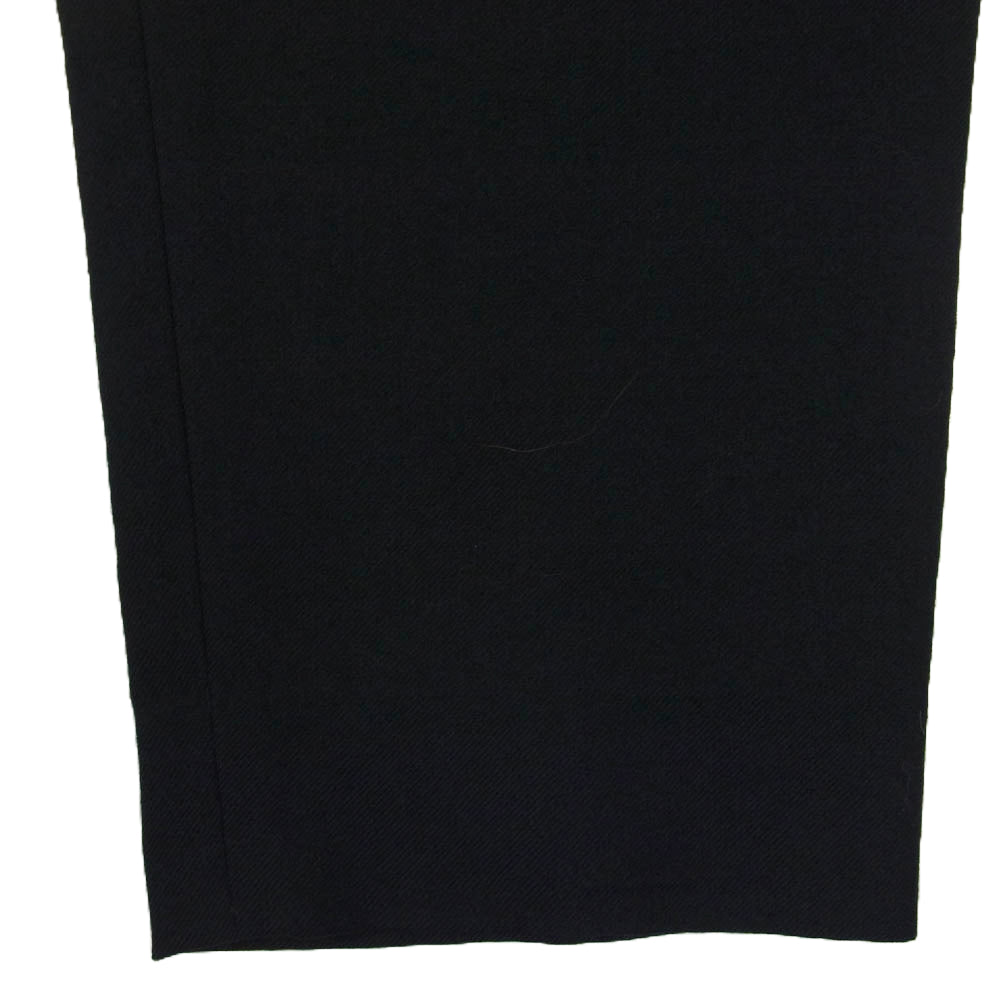 COMOLI コモリ Q03-03007 WOOL SERGE BACK STRAP PANTS ウール サージバックストラップ パンツ ブラック系 2【中古】
