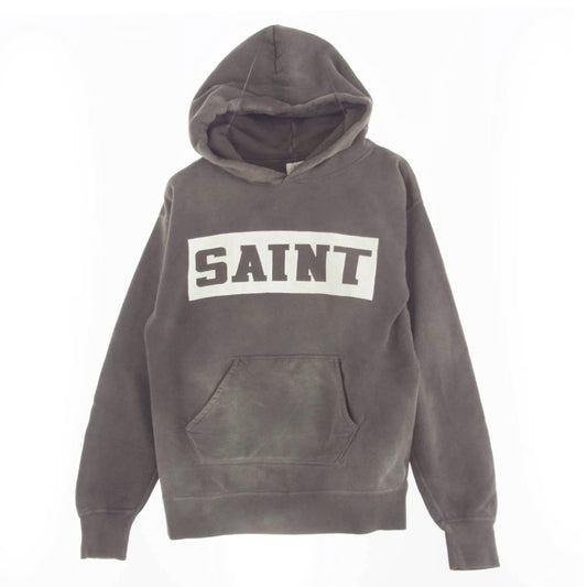 SAINT MICHAEL セントマイケル 21AW SM-A21-0000-036 HOODIE SPANNER フーディー スパナ プルオーバー パーカー グレー系 M【中古】