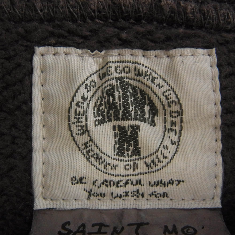 SAINT MICHAEL セントマイケル 21AW SM-A21-0000-036 HOODIE SPANNER フーディー スパナ プルオーバー パーカー グレー系 M【中古】