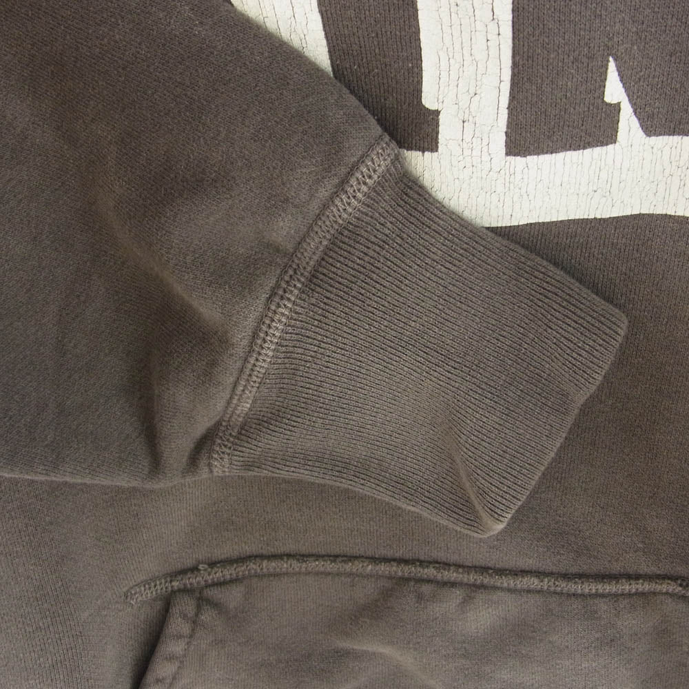 SAINT MICHAEL セントマイケル 21AW SM-A21-0000-036 HOODIE SPANNER フーディー スパナ プルオーバー パーカー グレー系 M【中古】