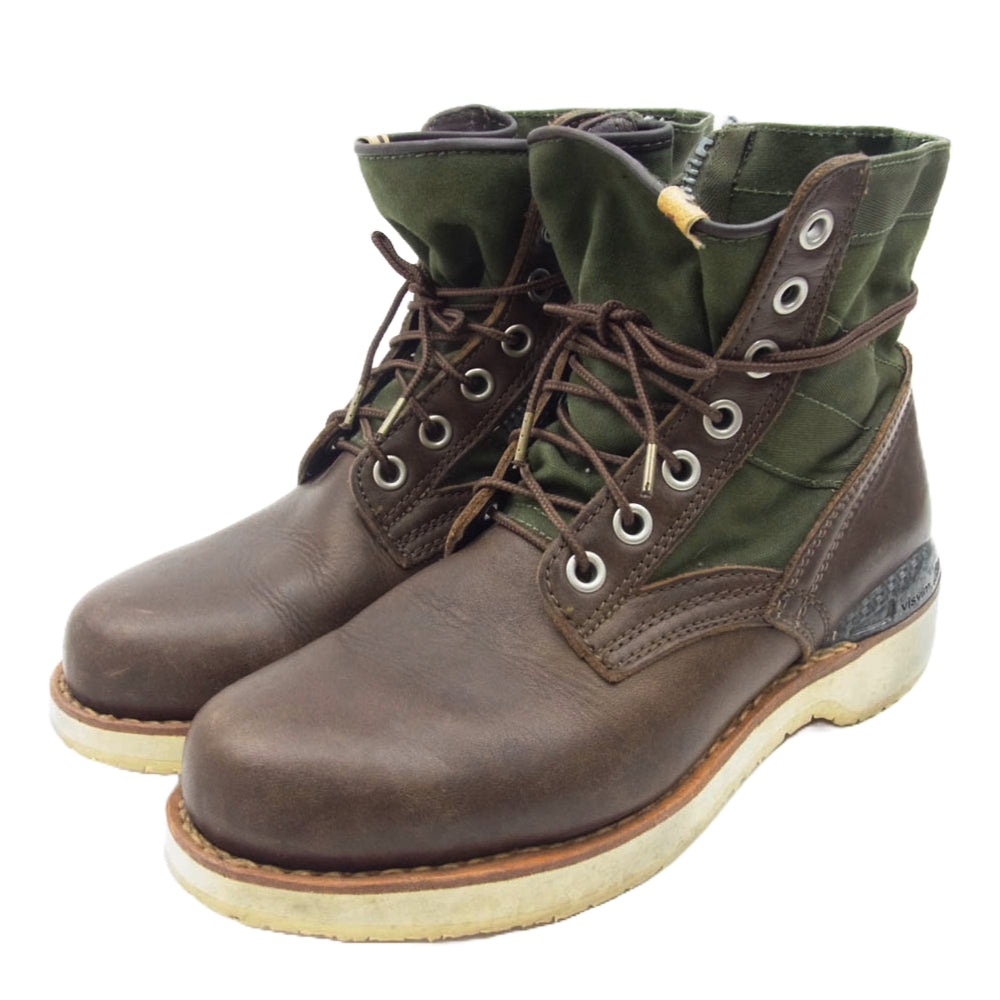 VISVIM ビズビム 0113402002004 7HOLE 73-FOLK ブーツ ブラウン系 US8【中古】