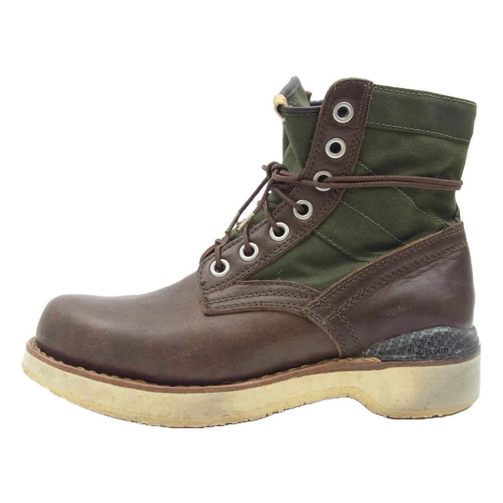 VISVIM ビズビム 0113402002004 7HOLE 73-FOLK ブーツ ブラウン系 US8【中古】