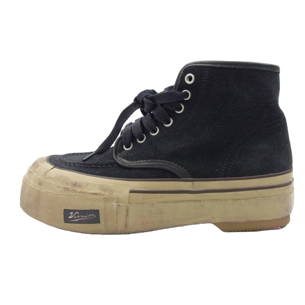 VISVIM ビズビム 122102002006 LISKAMM G．PATTEN-FOLK ハイカット シューズ ブーツ ブラック系 US8【中古】