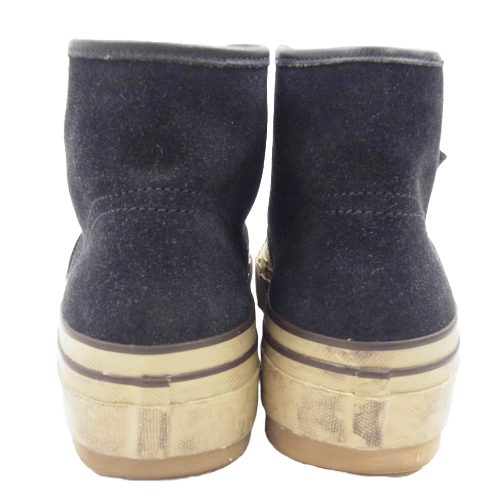 VISVIM ビズビム 122102002006 LISKAMM G．PATTEN-FOLK ハイカット シューズ ブーツ ブラック系 US8【中古】