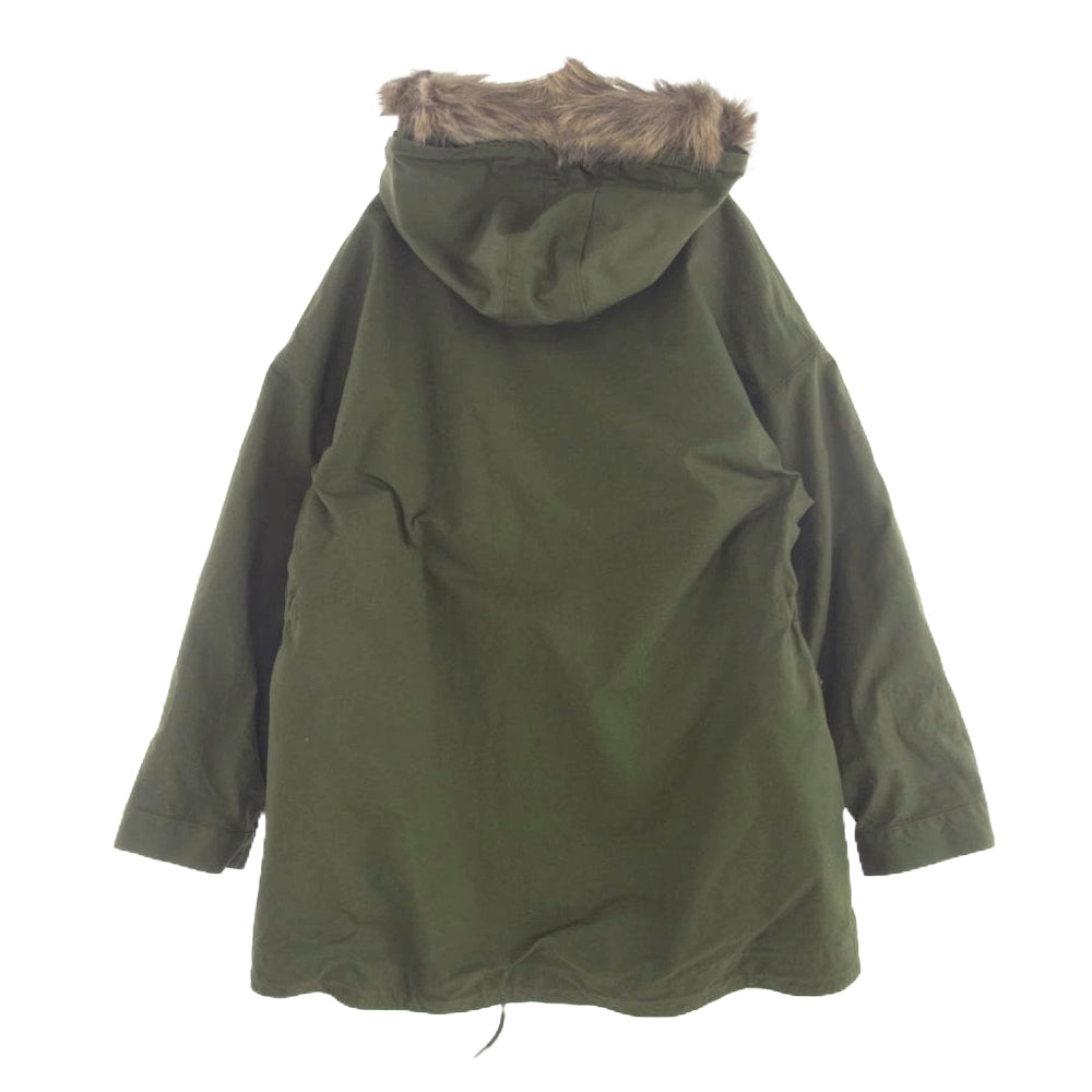 VISVIM ビズビム 20AW 0120205013015 COLD BAY PARKA ファー ライナー付き モッズコート カーキ系 1【中古】