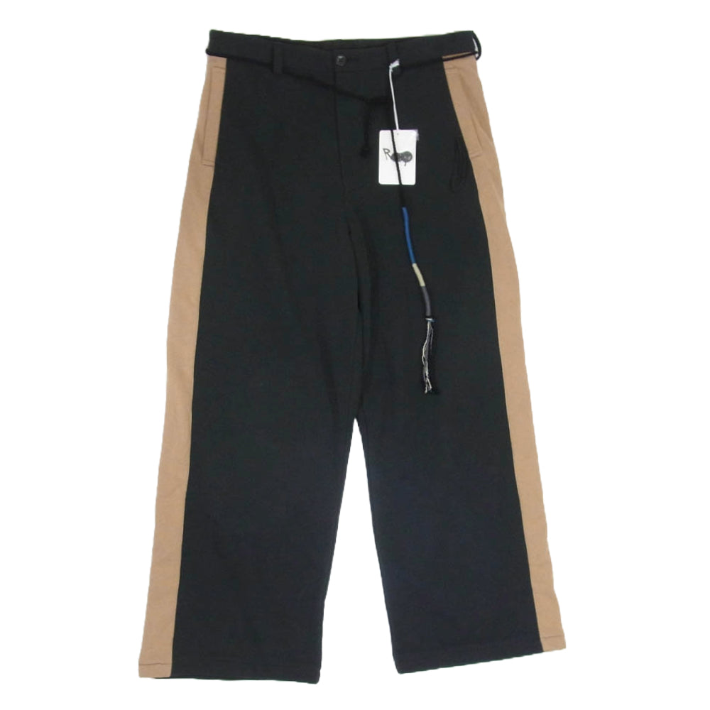 FACETASM ファセッタズム RF21FW-PT-U02 SIDE LINE SWEAT PANTS サイド ライン スウェット パンツ ブラック系 M【極上美品】【中古】