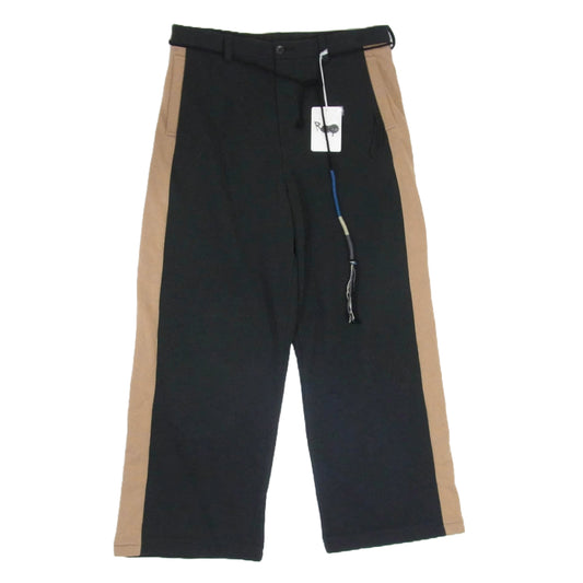 FACETASM ファセッタズム RF21FW-PT-U02 SIDE LINE SWEAT PANTS サイド ライン スウェット パンツ ブラック系 M【極上美品】【中古】