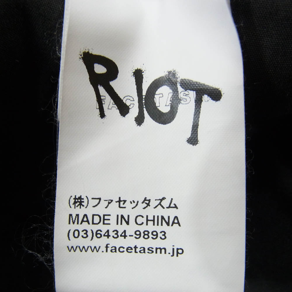 FACETASM ファセッタズム RF21FW-PT-U02 SIDE LINE SWEAT PANTS サイド ライン スウェット パンツ ブラック系 M【極上美品】【中古】