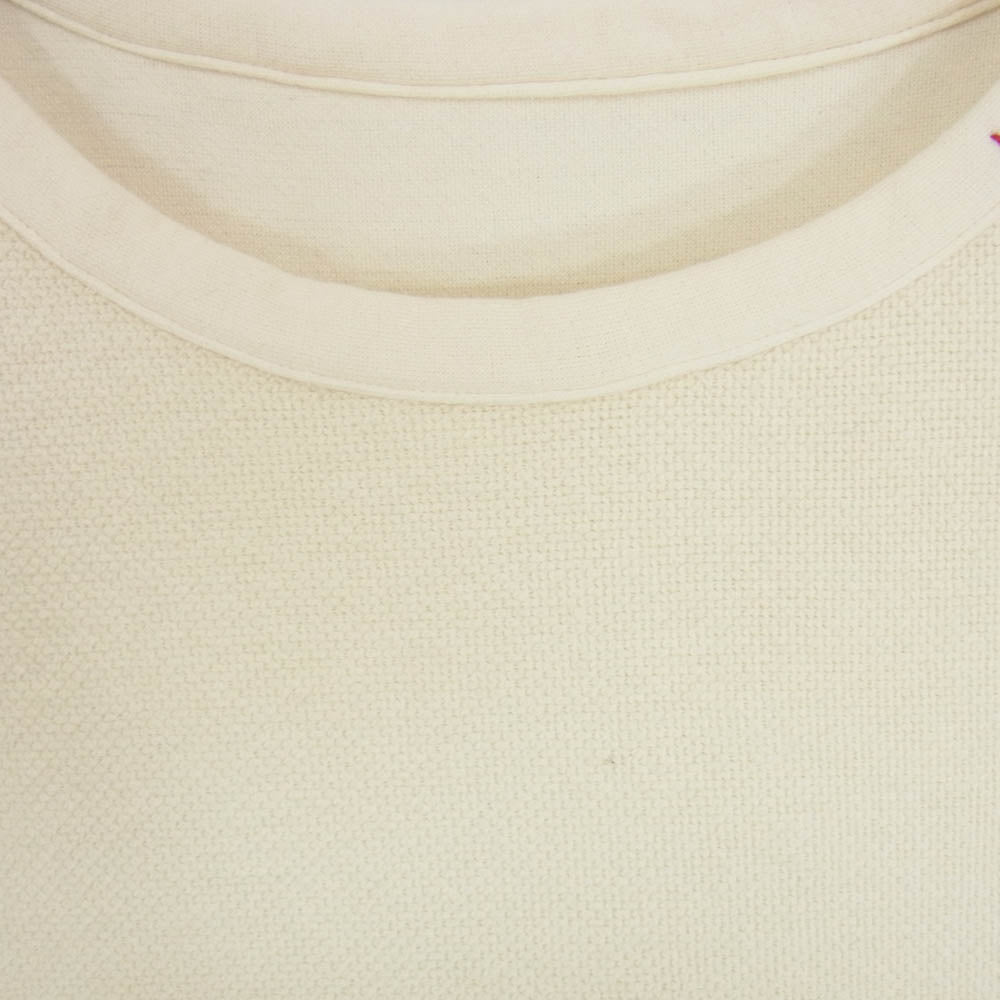 PORTER CLASSIC ポータークラシック PC-036-1582-90-2 SUMMER PILE T-SHIRT サーマル パイル Tシャツ オフホワイト系 2【新古品】【未使用】【中古】