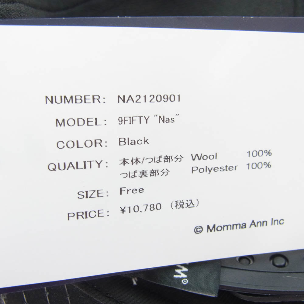 アップルバム 21AW NA2120901 × NAS × NEW ERA ニューエラ キャップ NS ブラック系【極上美品】【中古】