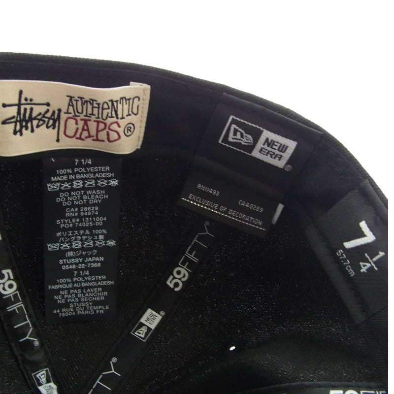 STUSSY ステューシー × NEW ERA LA ニューエラ キャップ ブラック系