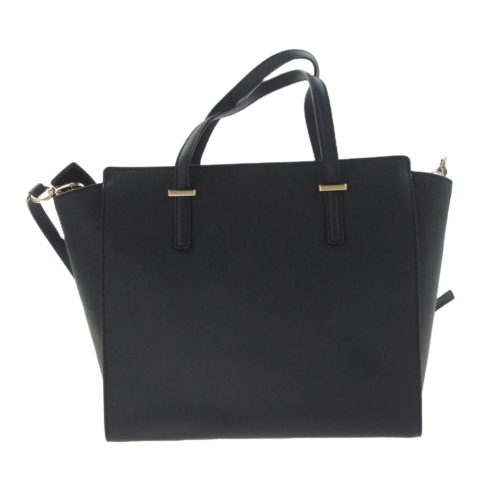 Kate Spade ケイトスペード 2way ショルダー トート バッグ ブラック系【中古】