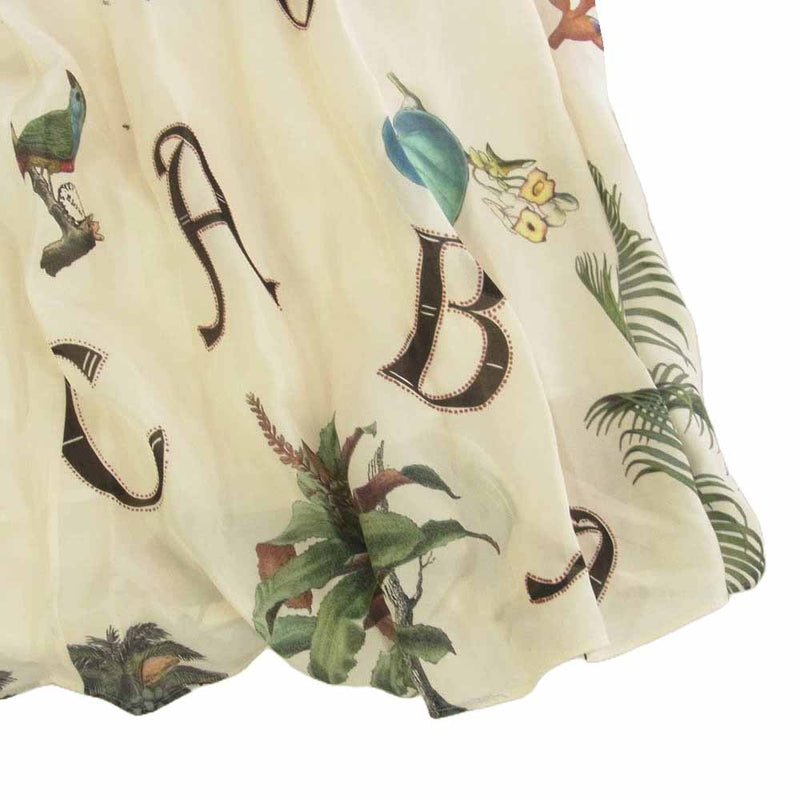 TOMORROWLAND トゥモローランド CABaN シルク ボタニカル プリント