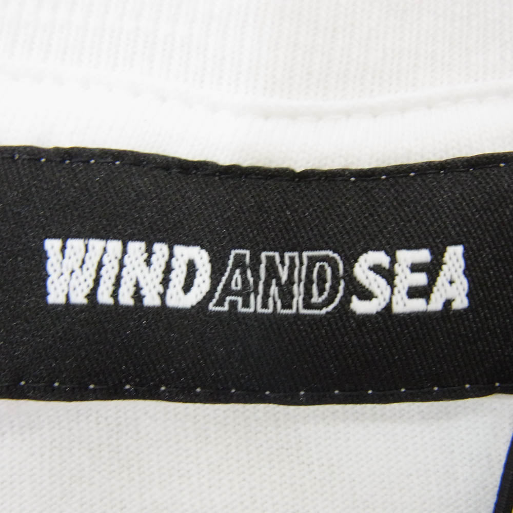 WIND AND SEA ウィンダンシー 24AW WDS-O-TRJ-25-Q1-CS-03 POPUP WDS GLITTER S/S TEE 限定 半袖 ロゴ Ｔシャツ ホワイト系 M【極上美品】【中古】