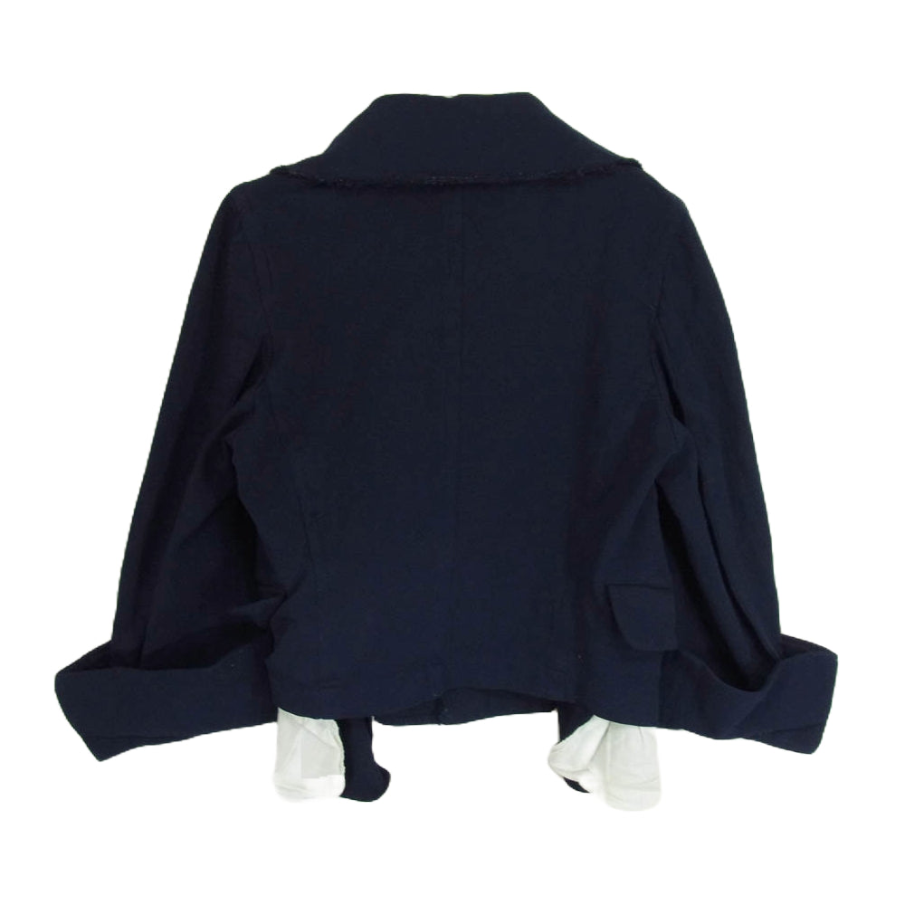 COMME des GARCONS コムデギャルソン GA-J016 2007 カットオフ レイヤードポケット 変形 ジャケット ネイビー系 S【中古】