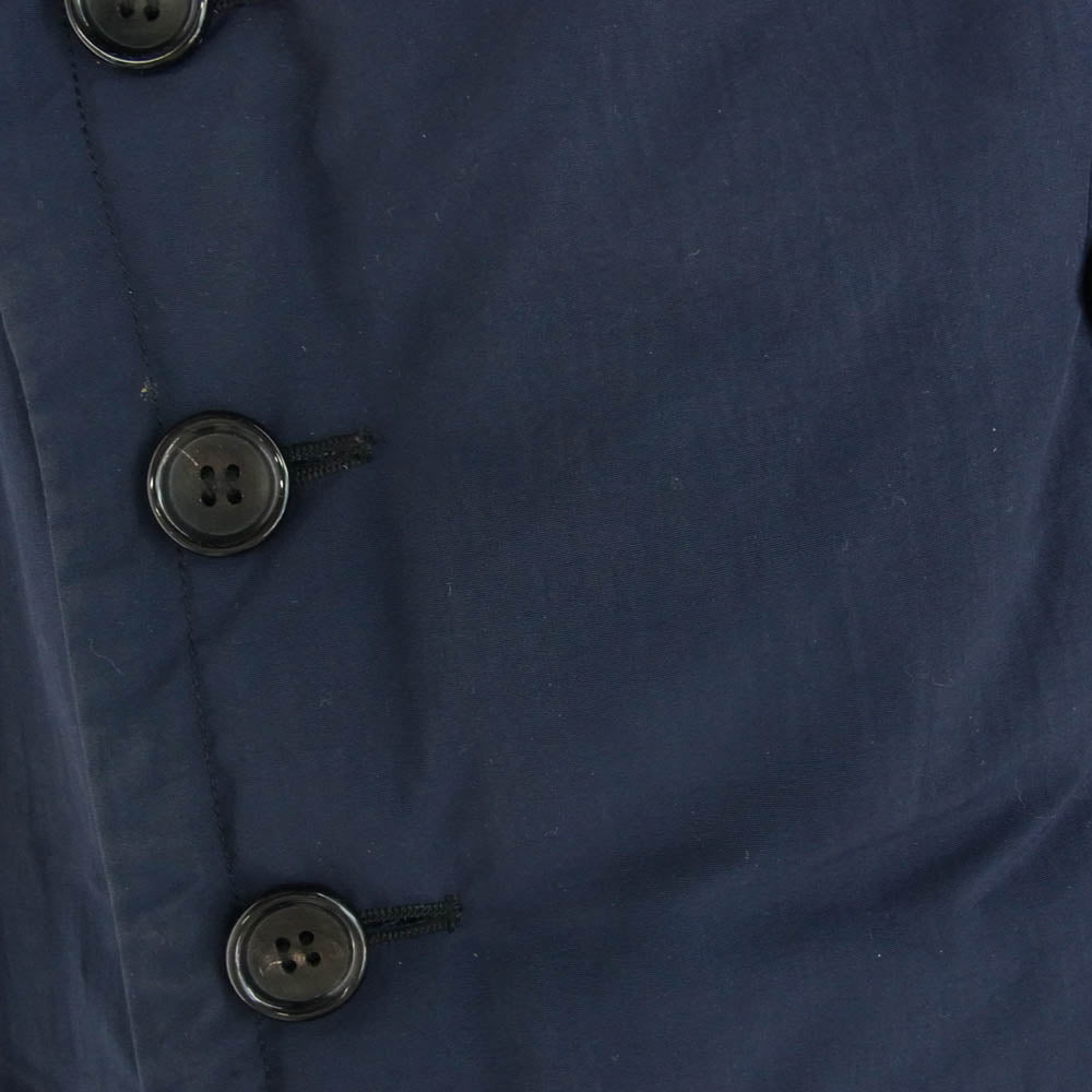 COMME des GARCONS コムデギャルソン 18AW RB-C502 コムコム フーデッド ダウン ロングコート ジャケット ネイビー系 S【中古】