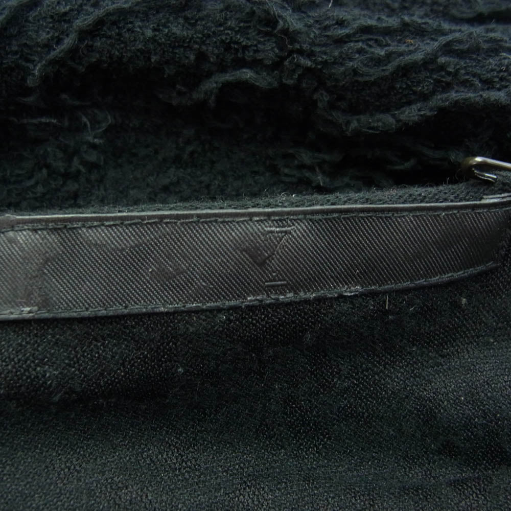 JULIUS ユリウス 13AW 13FW 437CUM19 FINAL DROP Crack Distressed ファイナルドロップ クラックデストロイ ダメージ加工 ニット セーター カットソー ブラック系 2【中古】