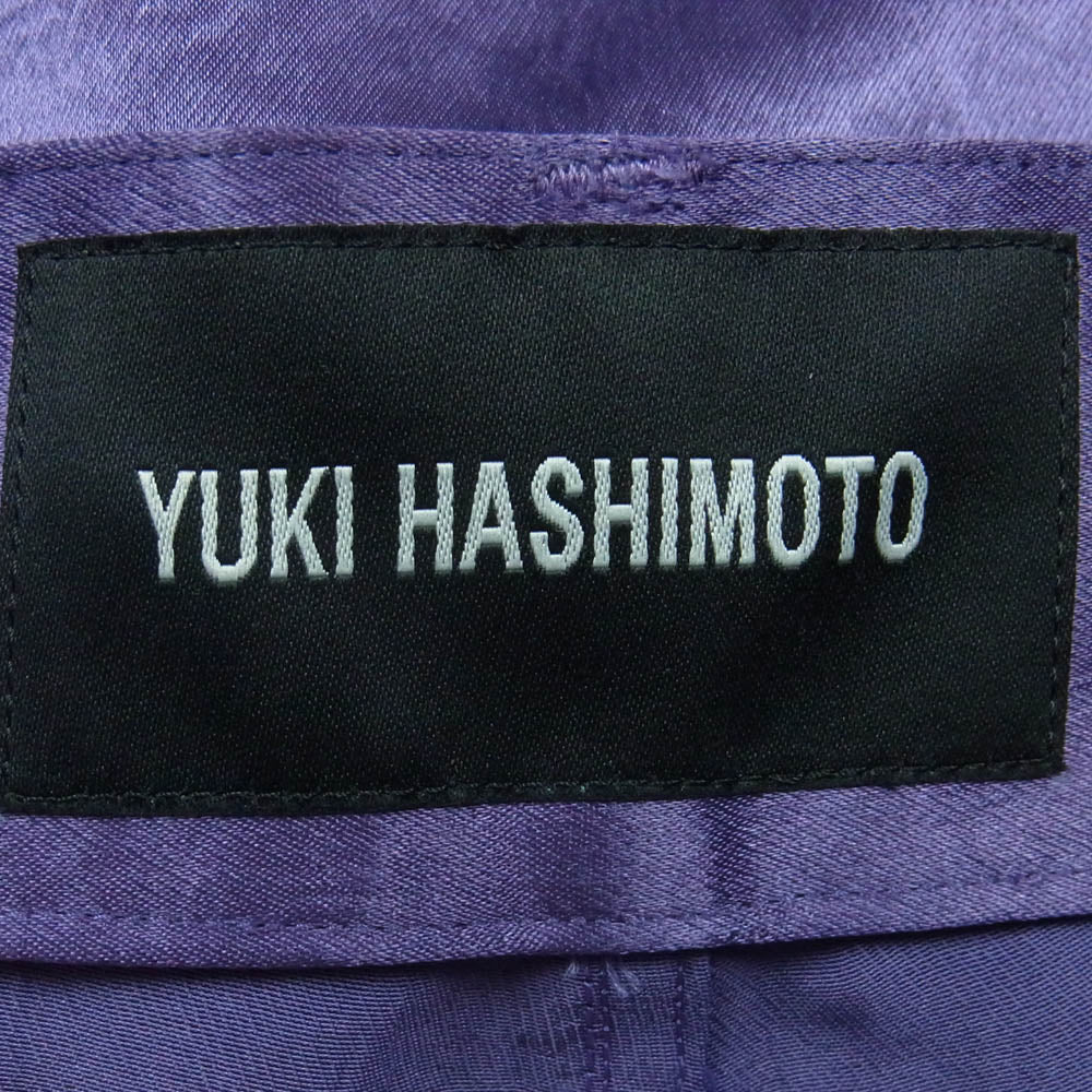 ユウキハシモト 231-01-0202 Silk Cargo Trousers シルク カーゴ パンツ トラウザー パープル系 46【中古】