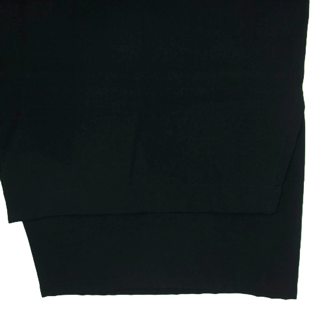 Yohji Yamamoto POUR HOMME ヨウジヤマモトプールオム 22SS HG-P43-100 ウール ギャバジン ラップ パンツ ブラック系 3【中古】
