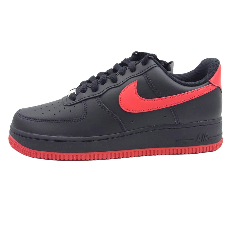 NIKE ナイキ FJ4146-002 Air Force 1 Low Bred エアフォース1 ロー ブレッド スニーカー ブラック系 レッド系 26.5cm【新古品】【未使用】【中古】