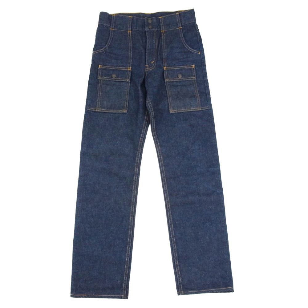 TCB jeans ティージービージーンズ ブッシュポケット セルビッチ デニムパンツ ジーンズ インディゴブルー系 28【中古】