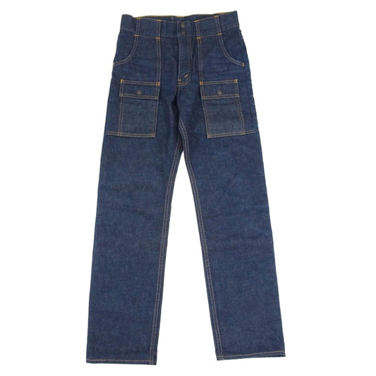 TCB jeans ティージービージーンズ ブッシュポケット セルビッチ デニムパンツ ジーンズ インディゴブルー系 28【中古】