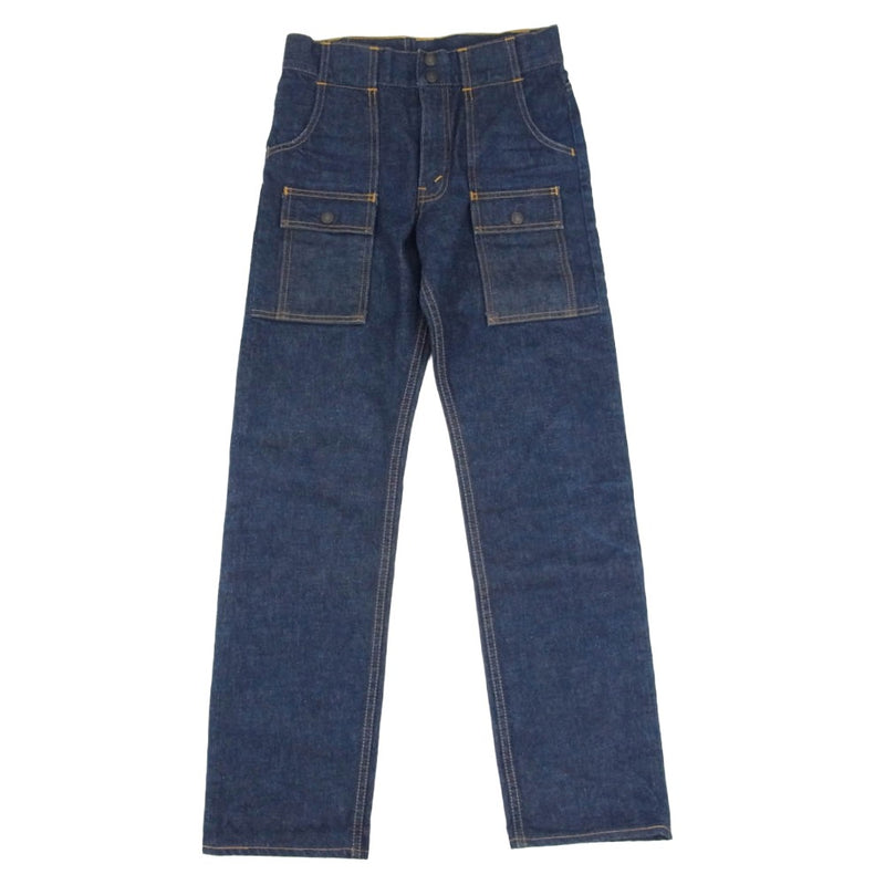 TCB jeans ティージービージーンズ ブッシュポケット セルビッチ デニムパンツ ジーンズ インディゴブルー系 28【中古】