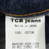 TCB jeans ティージービージーンズ ブッシュポケット セルビッチ デニムパンツ ジーンズ インディゴブルー系 28【中古】