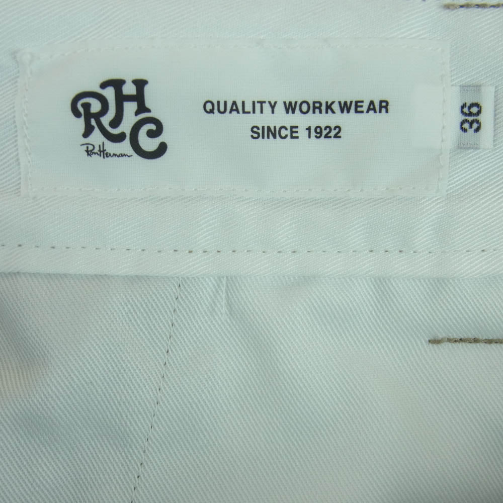 Ron Herman ロンハーマン 233M40RH02 RHC Stretch Cotton Pants ストレッチ コットン チノ パンツ グレイッシュベージュ系 36【中古】