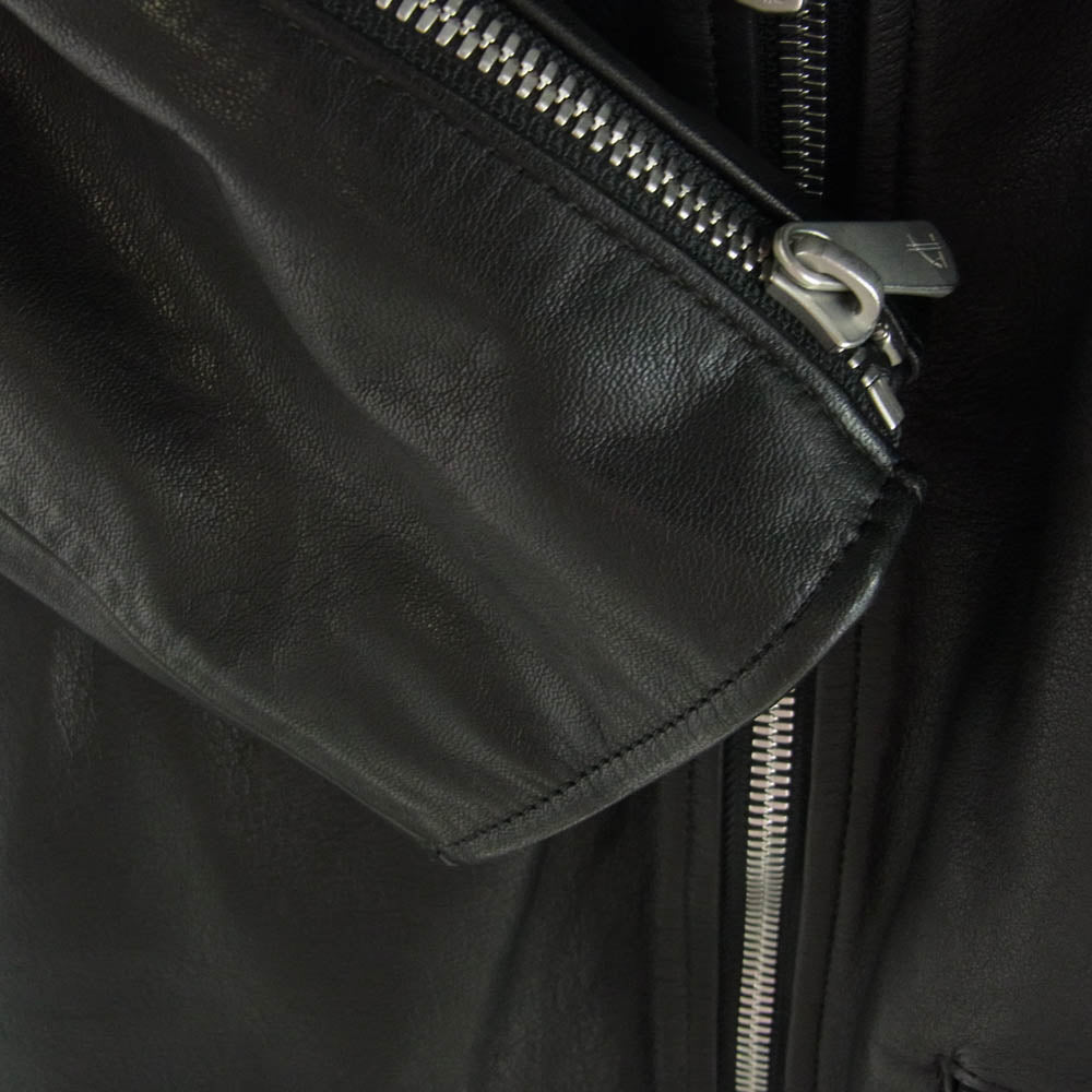 nonnative ノンネイティブ NN-J2816 RIDER BLOUSON COW LEATHER カウレザー ダブル ライダース ブルゾン ジャケット ブラック系 3【中古】