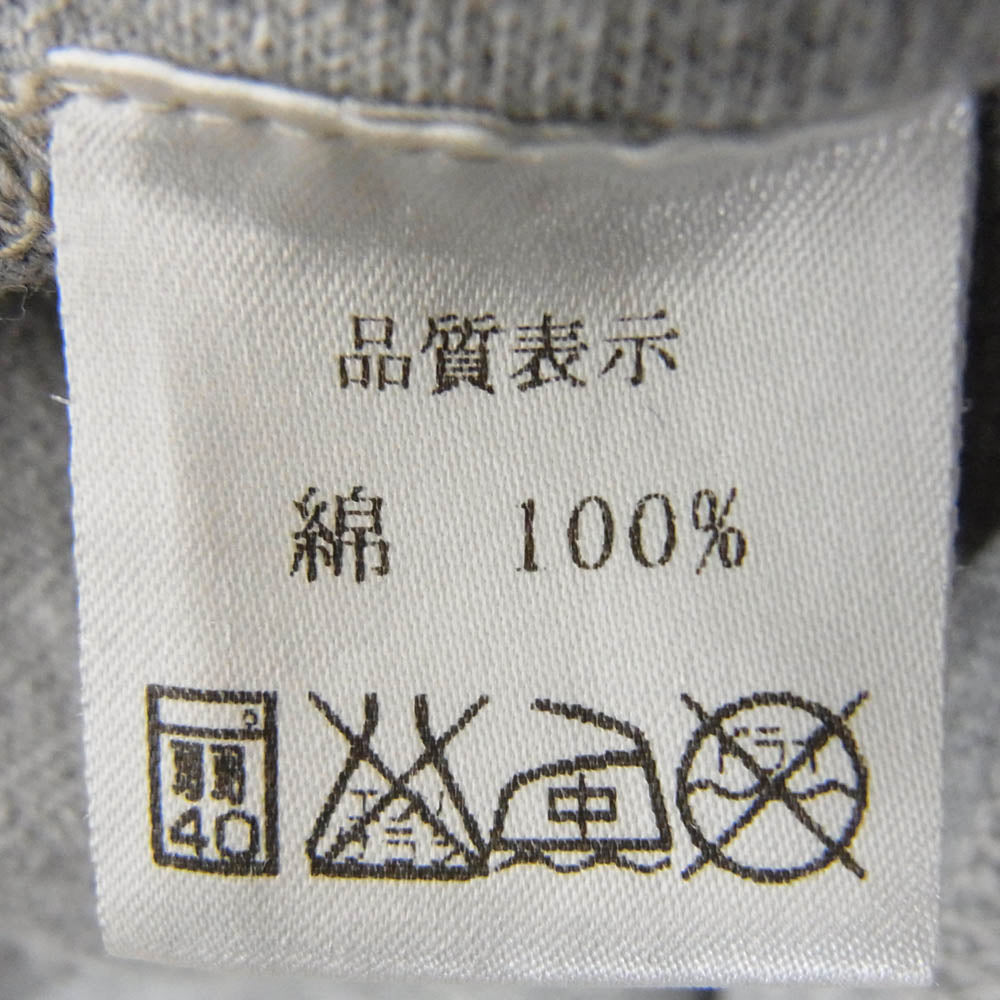 THE FLAT HEAD ザフラットヘッド GLORY PARK グローリー パーク ロゴ プリント 長袖 Ｔシャツ グレー系 40【中古】