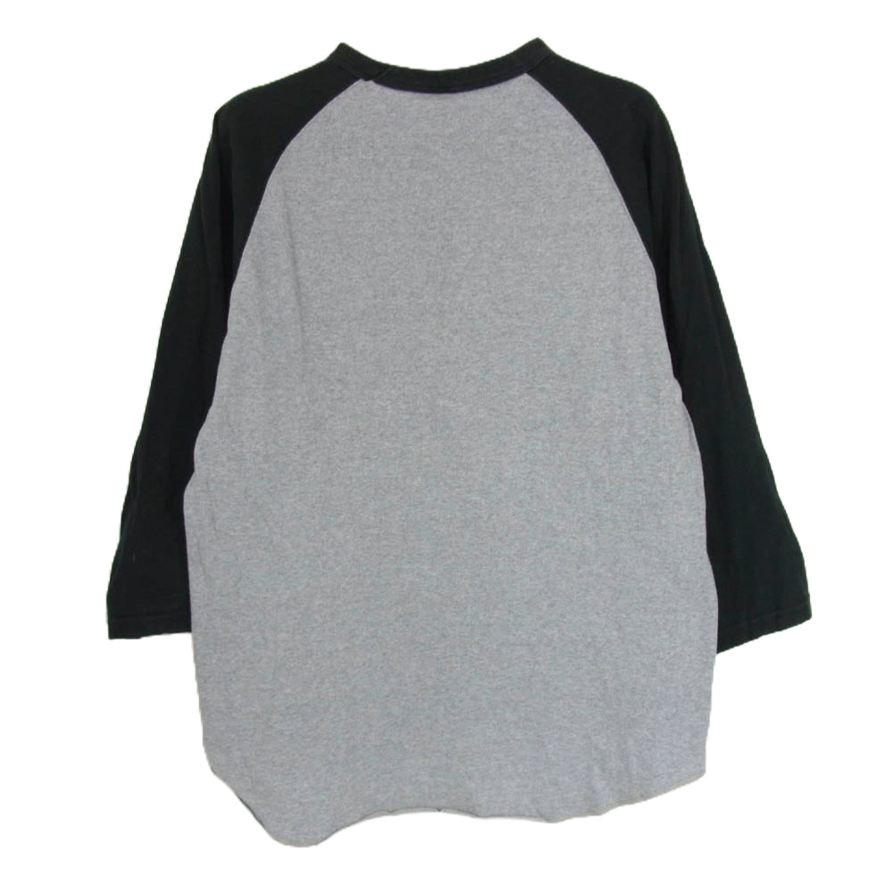 THE FLAT HEAD ザフラットヘッド GLORY PARK グローリー パーク ラグラン ロゴ Ｔシャツ グレー系 40【中古】