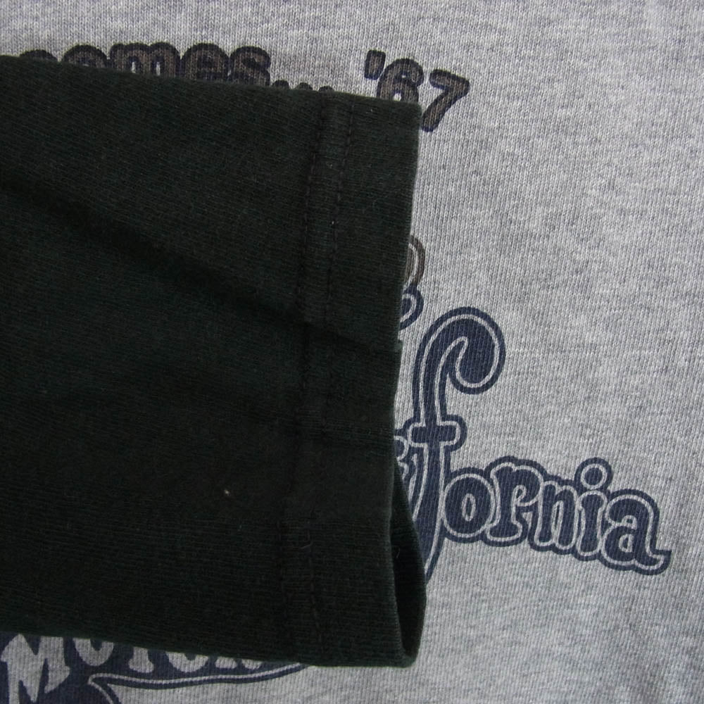 THE FLAT HEAD ザフラットヘッド GLORY PARK グローリー パーク ラグラン ロゴ Ｔシャツ グレー系 40【中古】
