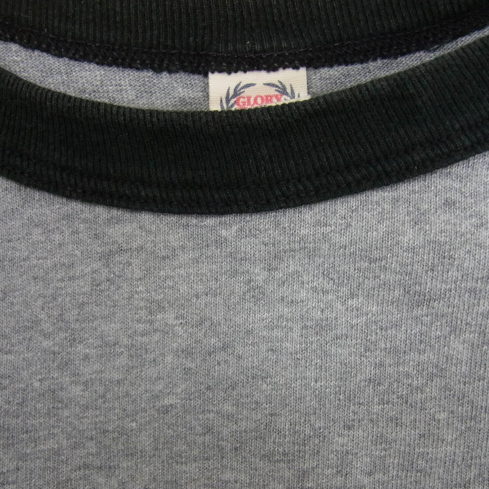 THE FLAT HEAD ザフラットヘッド GLORY PARK グローリー パーク ラグラン ロゴ Ｔシャツ グレー系 40【中古】