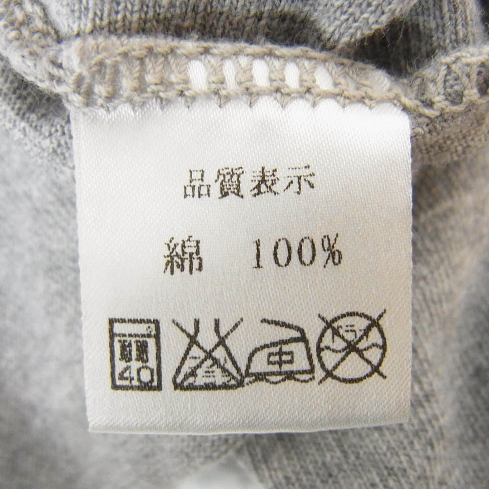 THE FLAT HEAD ザフラットヘッド GLORY PARK グローリー パーク ラグラン ロゴ Ｔシャツ グレー系 40【中古】