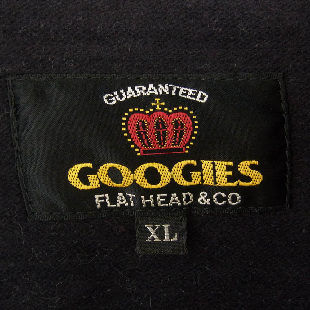THE FLAT HEAD ザフラットヘッド GOOGIES ナイロン ブルゾン ジャケット グリーン系 XL【中古】