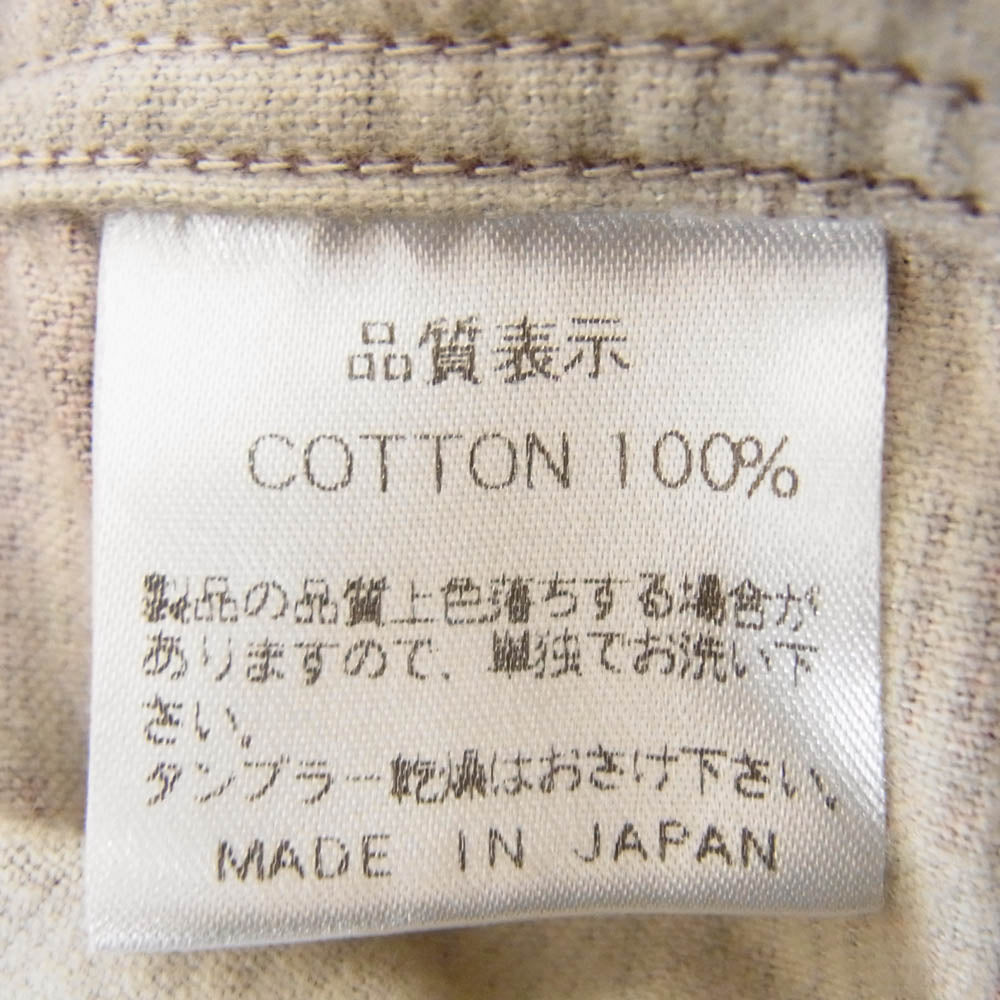 THE FLAT HEAD ザフラットヘッド フランネル ウエスタン チェック シャツ ブラウン系 40【中古】
