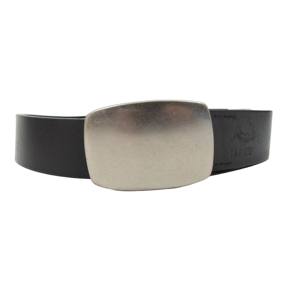 ラウンドヘッド Benz Leather Belt ベンズ レザー ベルト ブラック系【中古】