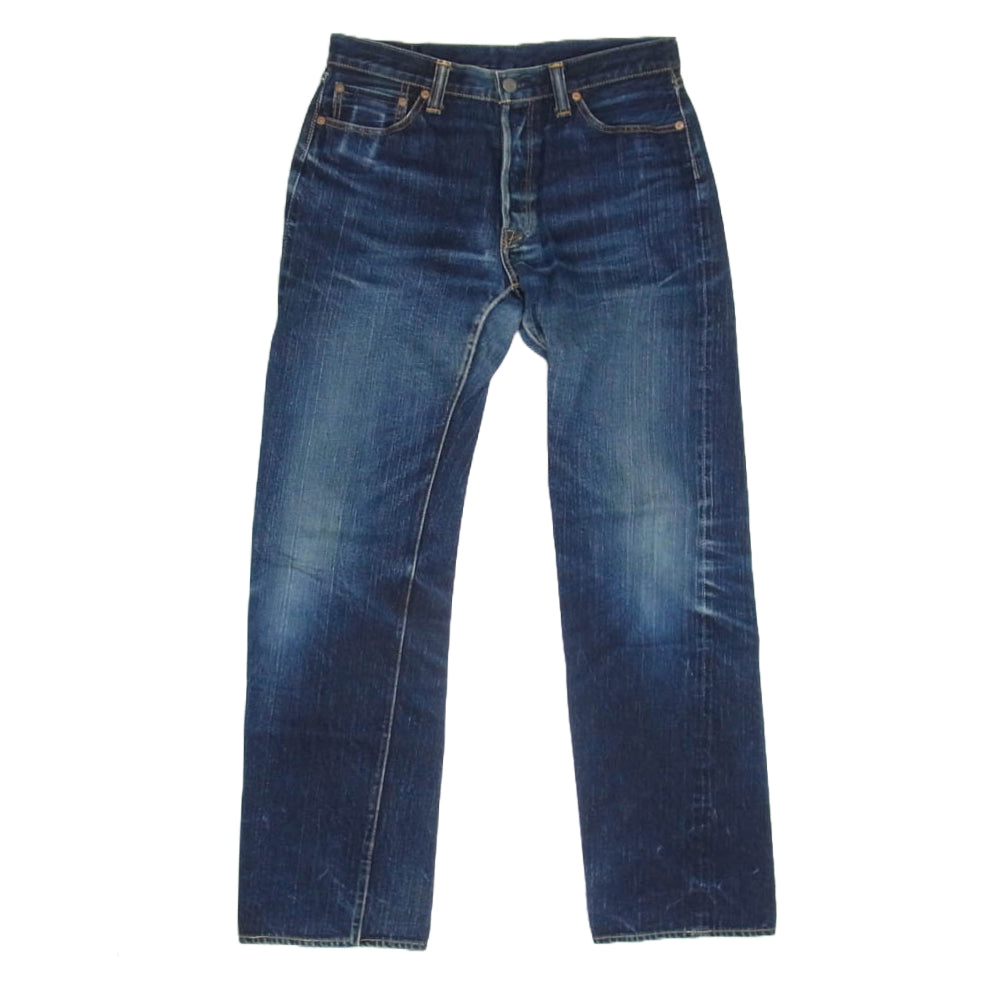 THE FLAT HEAD ザフラットヘッド F380 Frontier Series Narrow Straight ナロー ストレート ジーンズ デニム パンツ インディゴブルー系 32【中古】