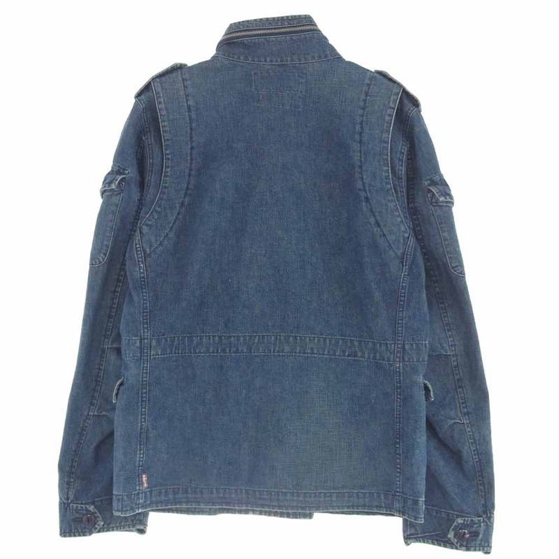 NEIGHBORHOOD ネイバーフッド SPNH-JK-M06 M-65 Denim C-JKT デニム シングル ジャケット インディゴブルー系 S【中古】